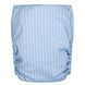 Bumbuns Easy Herbruikbare Luier Stripes Blue Sky Klittenband 1ST achterkant luier