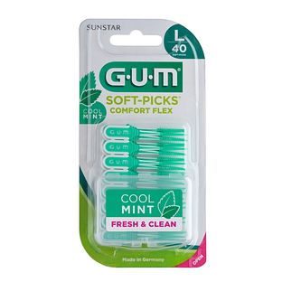GUM Soft Picks Comfort Flex Cool Mint Large 40ST