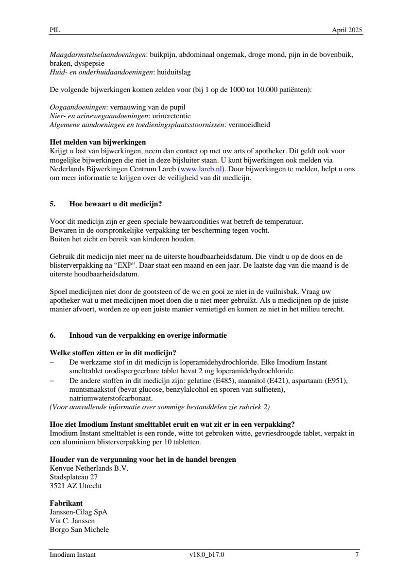 2mg Instant Smelttablet afbeelding van document #7, leaflet