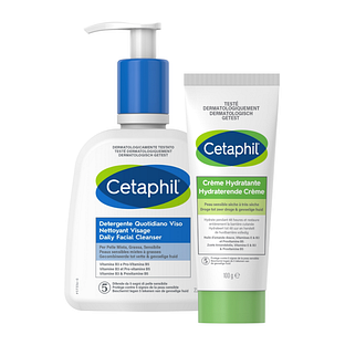 Cetaphil Daily Facial Cleanser + Hydraterende Crème Combi 2ST