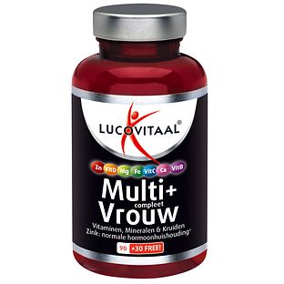 Lucovitaal Multi+ Compleet Vrouw Tabletten 120TB