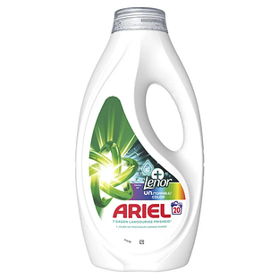 Ariel Vloeibaar Wasmiddel + Lenor Unstoppables Color 900ML