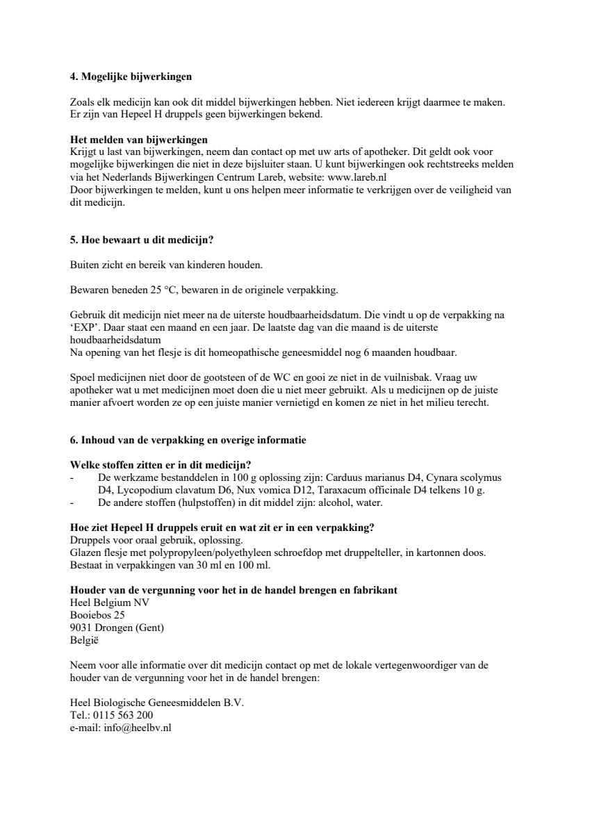 Hepeel H afbeelding van document #3, leaflet
