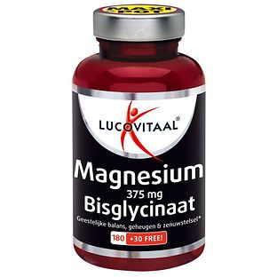 Lucovitaal Magnesium Bisglycinaat 375mg Tabletten 210TB