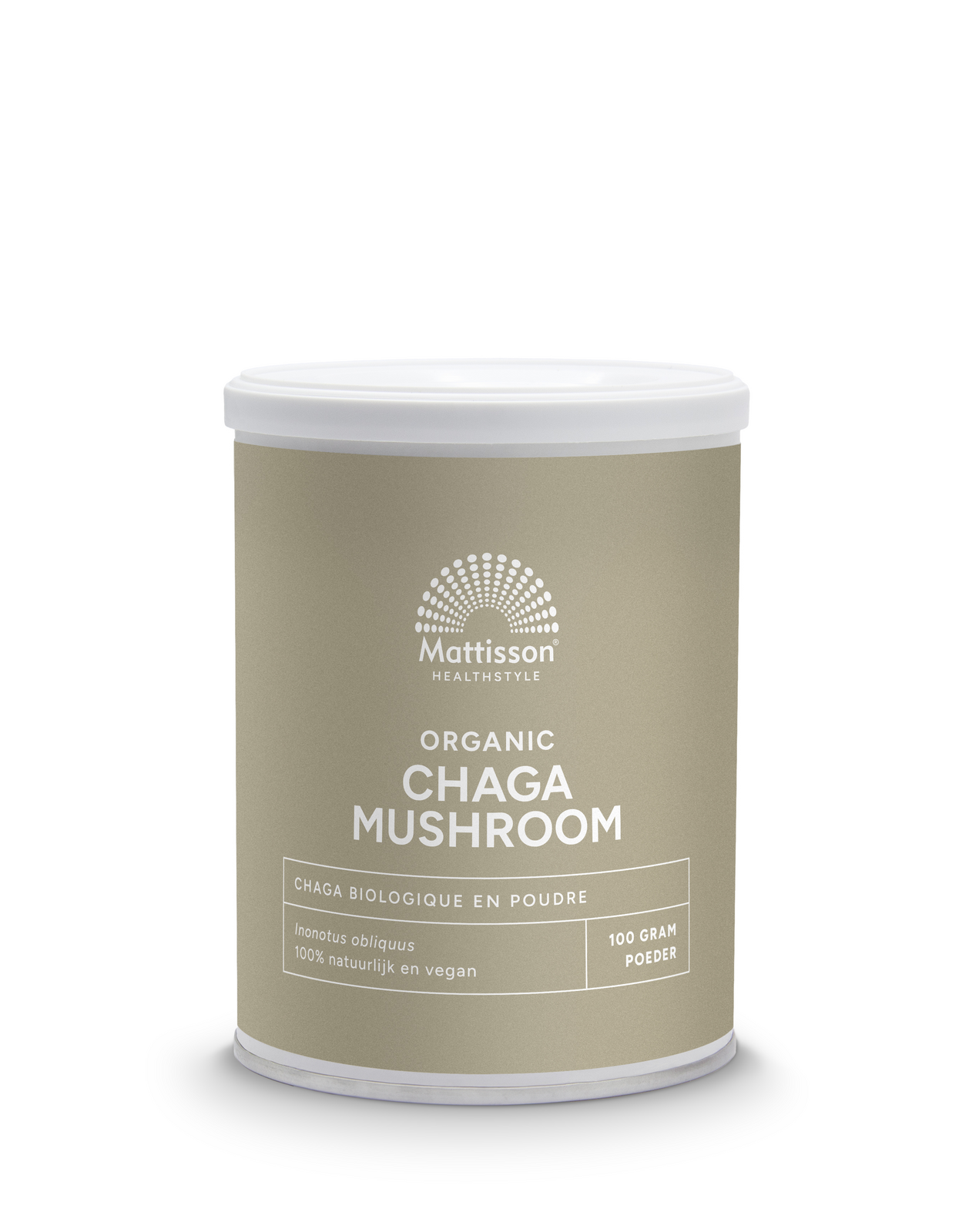 Mattisson HealthStyle Mattisson Biologisch Chaga Mushroom Poeder 100GR