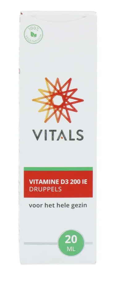 Vitals Vitamine D3 200 IE Druppels