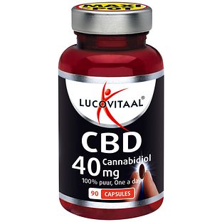 Lucovitaal CBD Cannabidiol 40mg Capsules 90CP