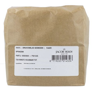 Jacob Hooy Druivenblad Gesneden 250GR