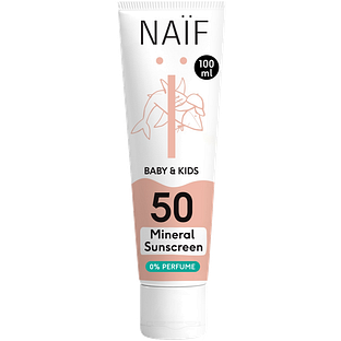 Naif Baby&Kids Mineral Sunscreen 0% perfume SPF50 100ML
