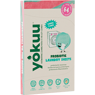 Yokuu Probiotic Laundry Sheets Summer Flower 32ST Yokuu Probiotic Laundry Sheets Summer Flower 32ST