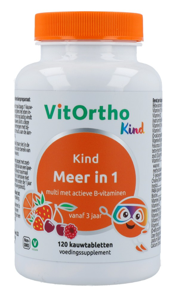 VitOrtho Kind Meer-in-1 Kauwtabletten 120TB