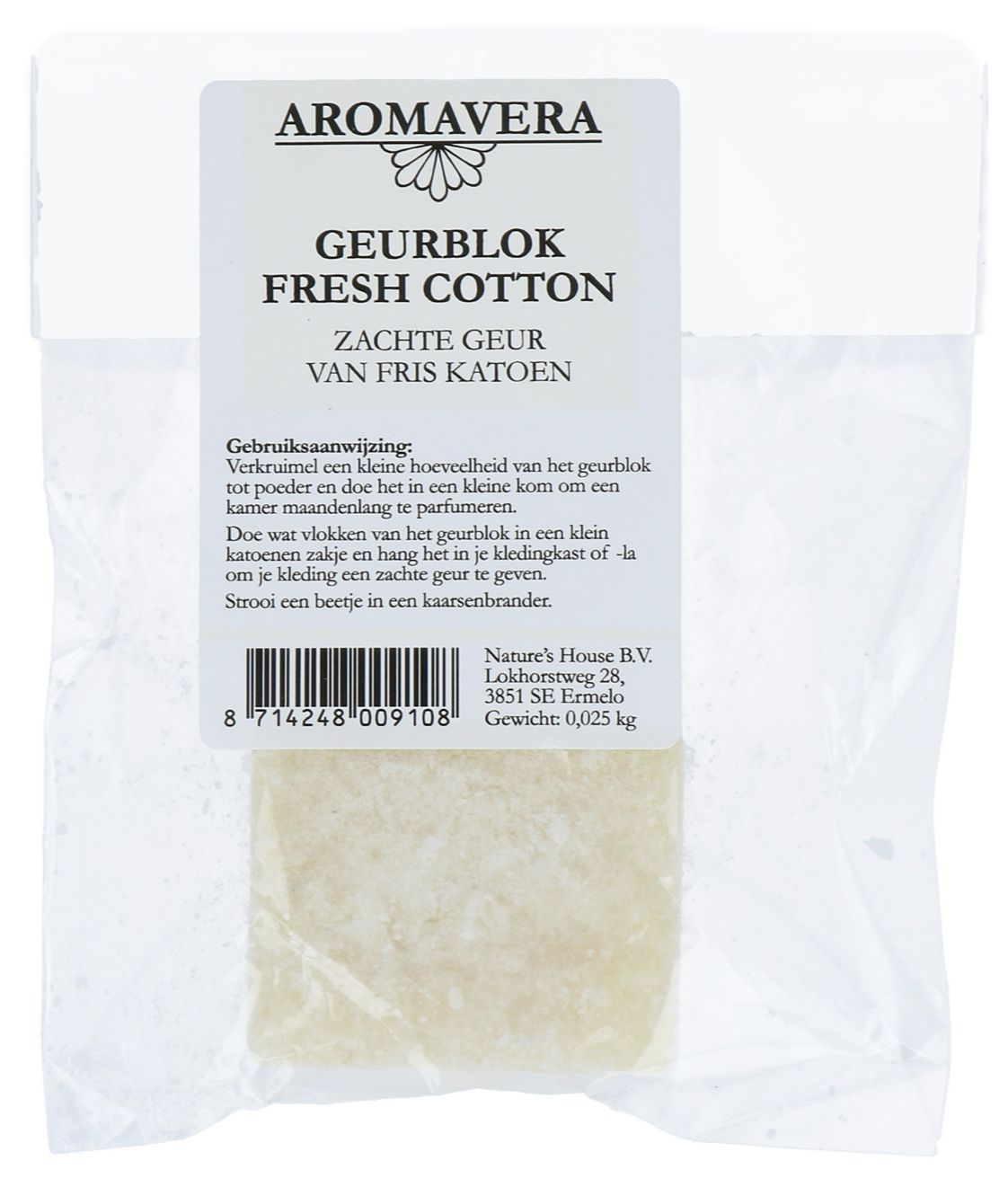 Aroma Vera Geurblok Fresh Cotton afbeelding
