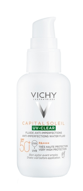 Vichy Capital Soleil UV Clear Anti Imperfections Water Fluide SPF50+