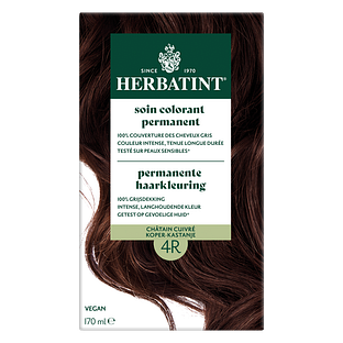 Herbatint Permanente Haarkleuring 4R Koper Kastanje 170ML