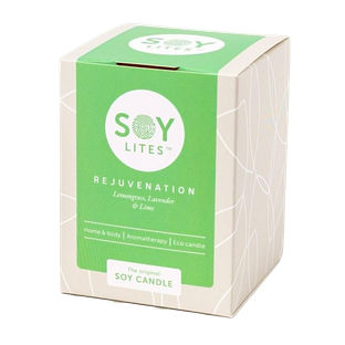 Soylites Soycandle Rejuvenation - Lemongrass, Lavender & Lime 220ML