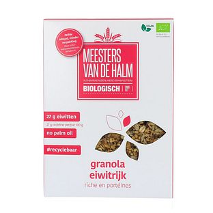 De Halm Granola Eiwitrijk Biologisch 350GR