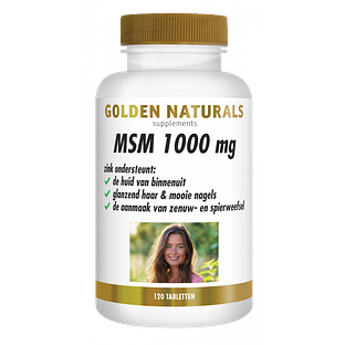 Golden Naturals MSM 1000 mg Tabletten 120TB