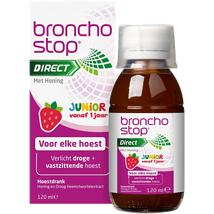 Bronchostop Direct met Honing Junior Hoestdrank 120ML
