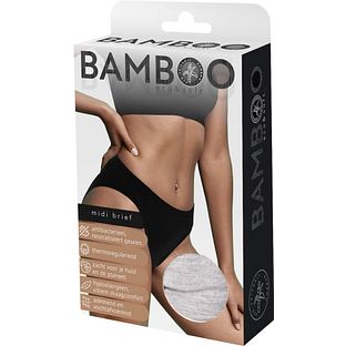 Naproz Bamboo Midi Brief Grijs L 1ST