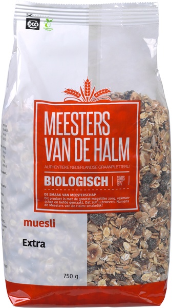 De Halm Muesli Extra Biologisch afbeelding