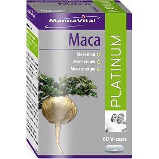 MannaVital Maca Platinum Capsules 60VCP