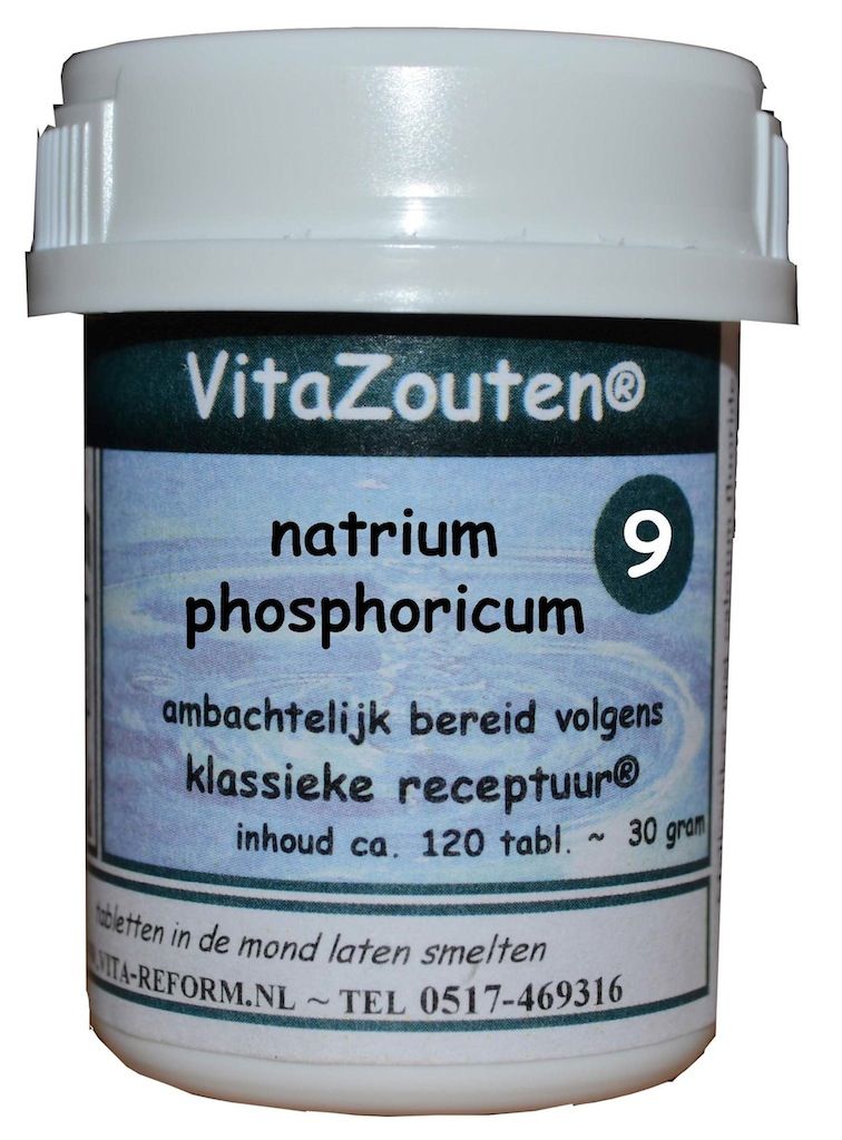 Vita Reform Van der Snoek Vita Reform Vitazouten Nr. 9 Natrium Phosphoricum 120TB