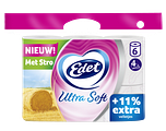 Edet Ultra Soft 4-laags Toiletpapier Met Stro 6ST