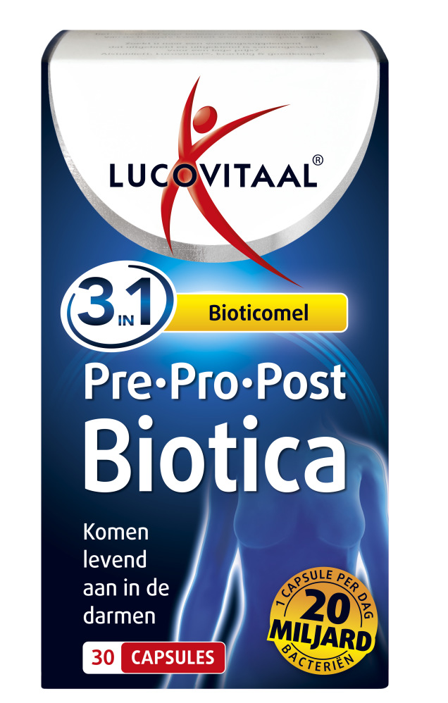 Lucovitaal Pre-, Pro & Post Bioticomel Capsules