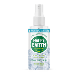 Happy Earth 100% Natural Deo Crystal Deo Spray Refillable 50GR