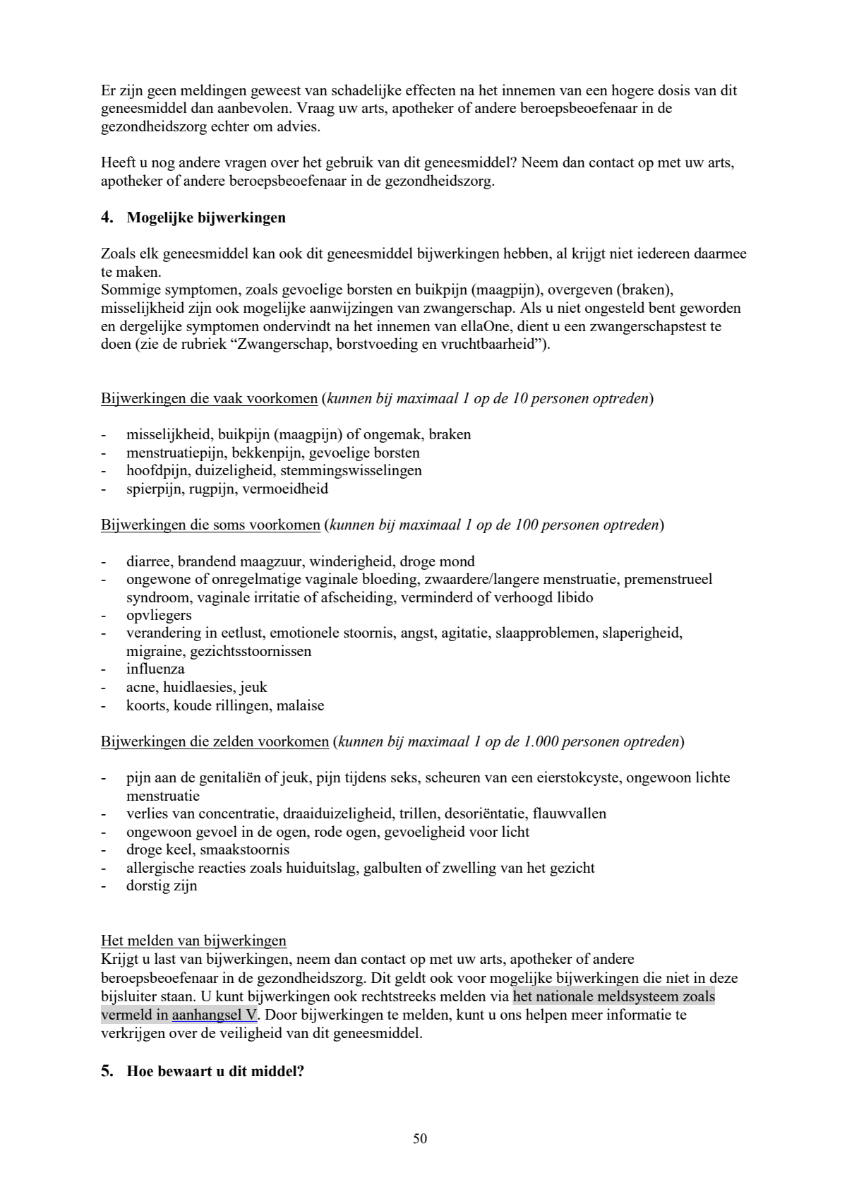 Noodanticonceptie Tablet afbeelding van document #50, leaflet
