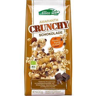 Allos Amaranth Crunchy Chocolade 400GR
