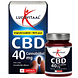 Lucovitaal CBD Cannabidiol 40mg Capsules 30CP verpakking + pot
