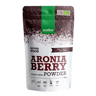 Purasana Vegan Aronia Berry Poeder 200GR