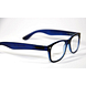 Melleson Optics Leesbril Wayfarer Mat Blauw +1.50 1ST