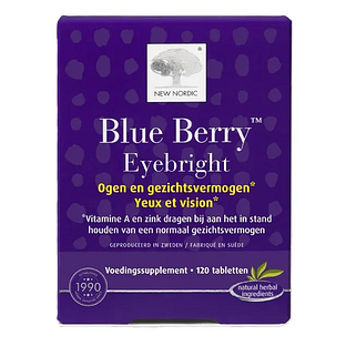 New Nordic Blue Berry Eyebright Tabletten 120TB New Nordic Blue Berry Eyebright Tabletten 120TB