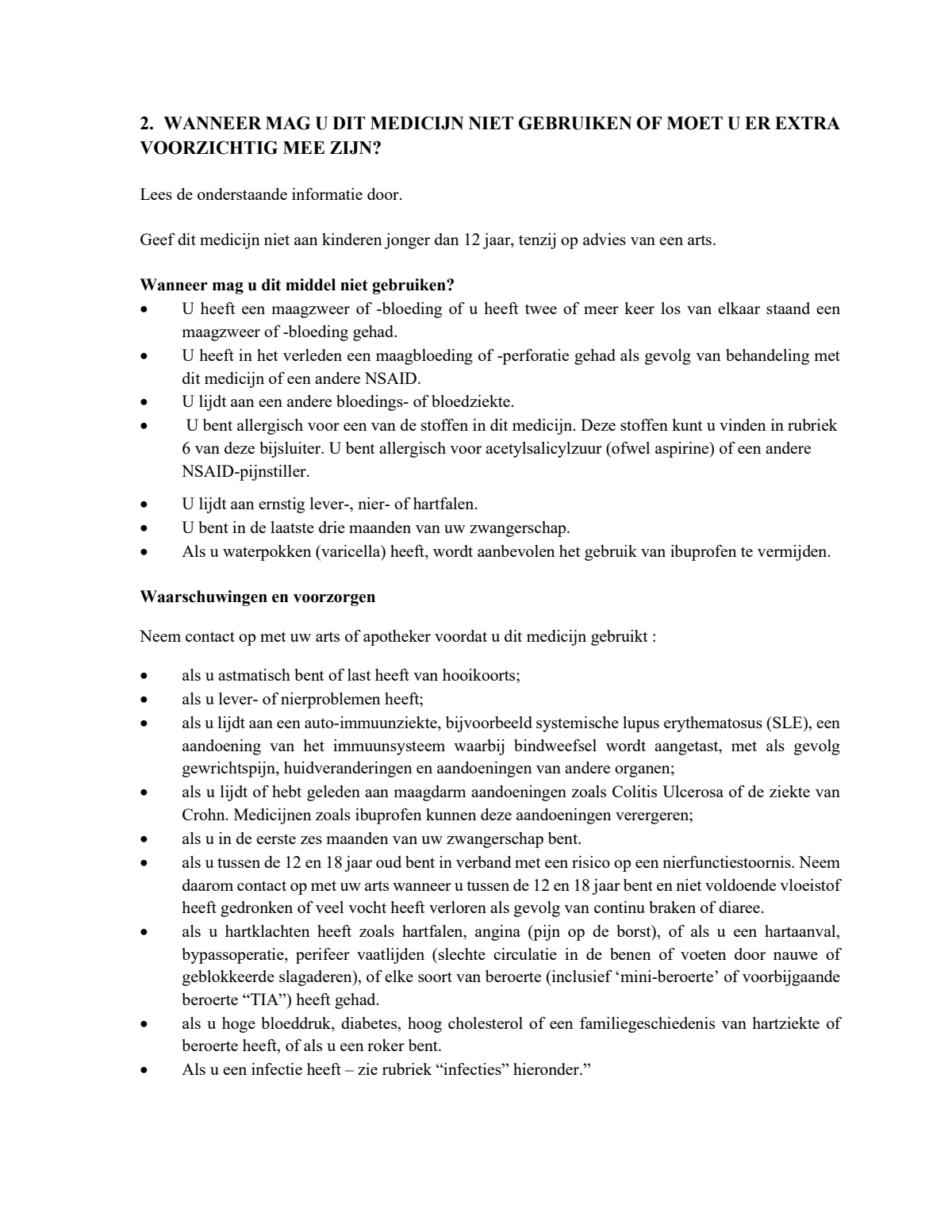 Reliva Forte Liquid Capsules 400 mg - voor pijn en koorts afbeelding van document #2, leaflet