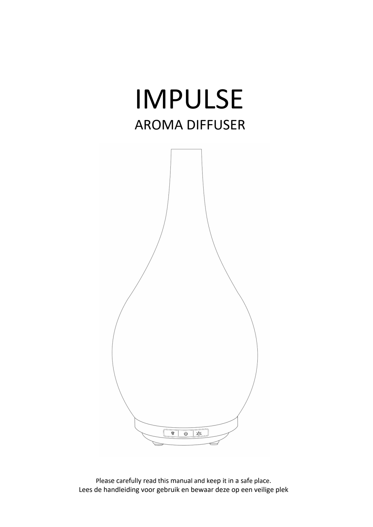 Impulse Aroma Diffuser afbeelding van document #1, instructions