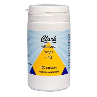 Clark Foliumzuur 1mg Capsules 100VCP