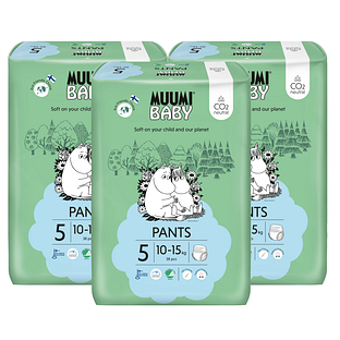 Moomin Baby Ecologische Luierbroekjes 5 Maxi+ Voordeelverpakking 3x38ST Moomin Baby Ecologische Luierbroekjes 5 Maxi+ Voordeelverpakking 3x38ST