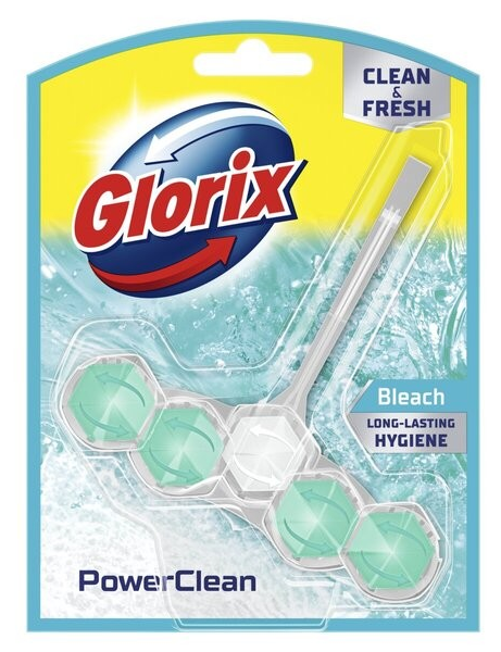 Glorix PowerClean Bleach Toiletblok afbeelding