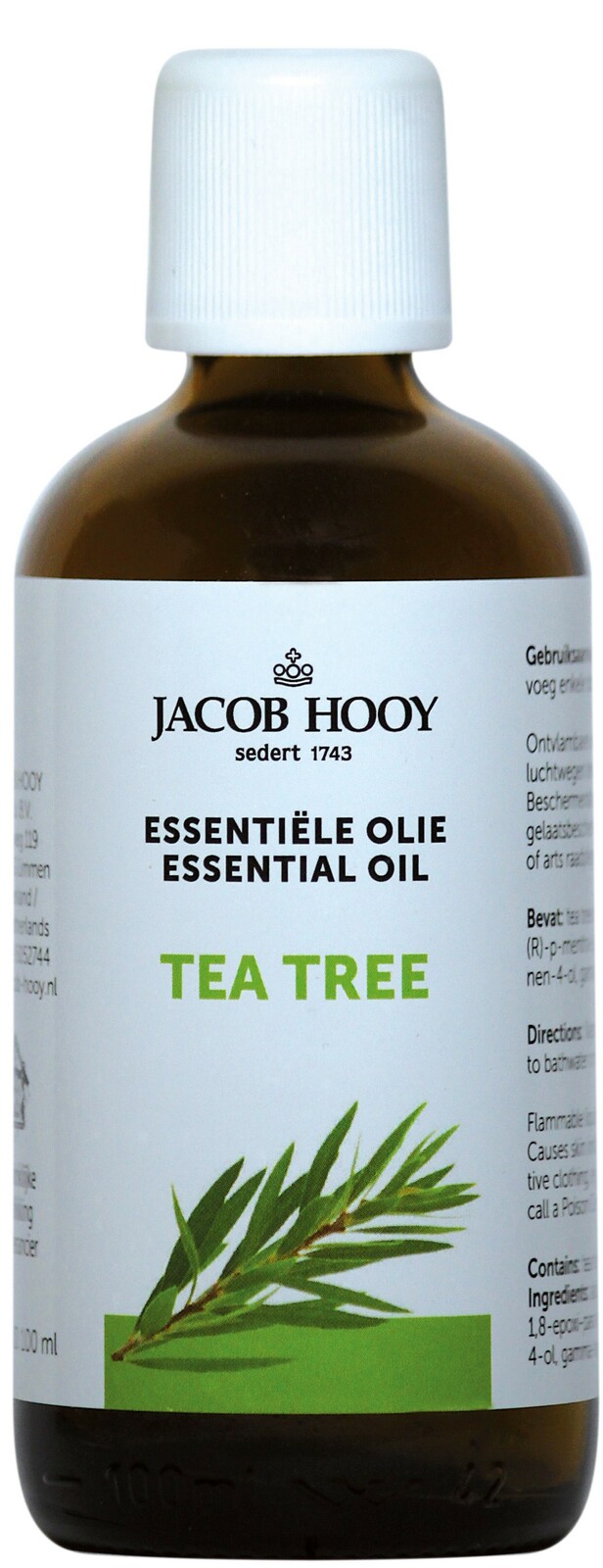 Jacob Hooy Essentiële Olie Tea Tree afbeelding 1