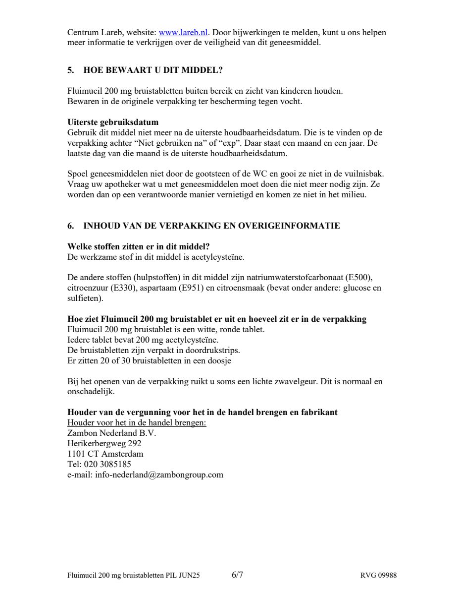 200mg Bruistabletten afbeelding van document #6, leaflet