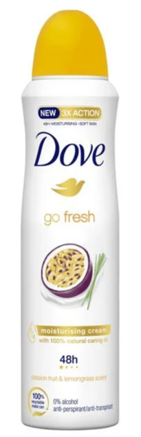 Dove Go Fresh Passion Fruit Deodorant Spray