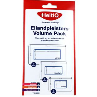 HeltiQ Eilandpleisters Volume Pack 6ST HeltiQ Eilandpleisters Volume Pack 6ST