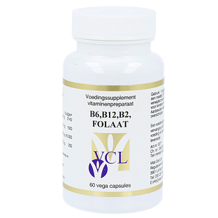 Vital Cell Life B6 B12 B2 Foliumzuur Capsules 60CP