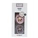 BIBS Fopspeen 0-6 Maanden Blossom/Dusky Lilac 2ST Voorkant verpakking