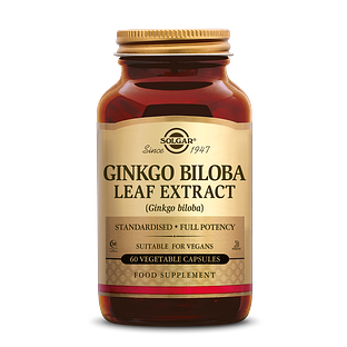 Solgar Ginkgo Biloba Leaf Extract Capsules 60VCP
