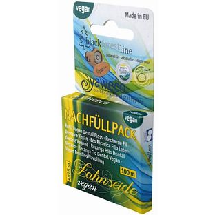 Yaweco Vegan Dental Floss Waxed Navulling 4ST