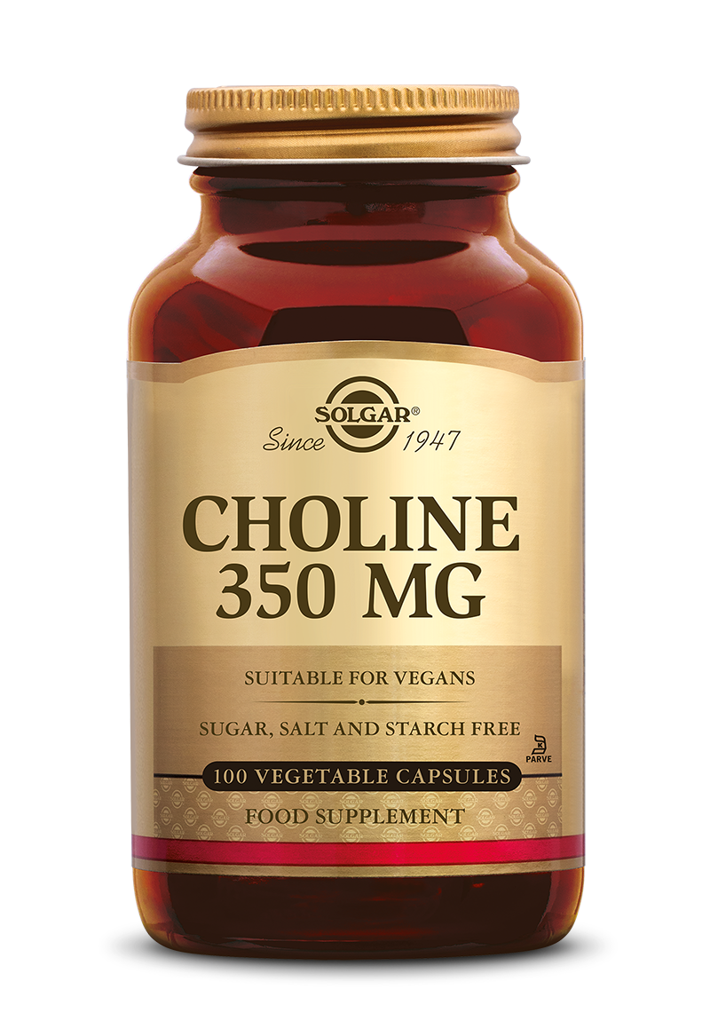 Solgar Choline 350 mg Capsules afbeelding