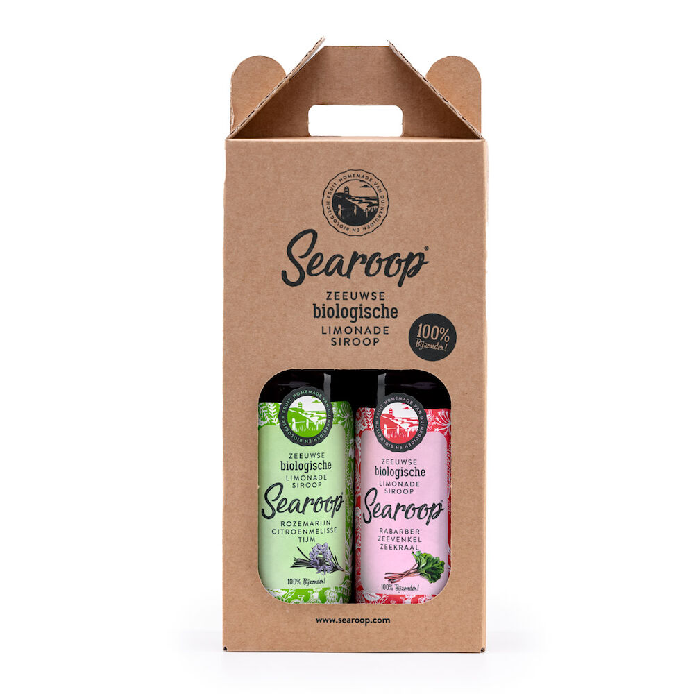 Searoop Biologische Limonadesiroop Rozemarijn Geschenkpakket afbeelding 1